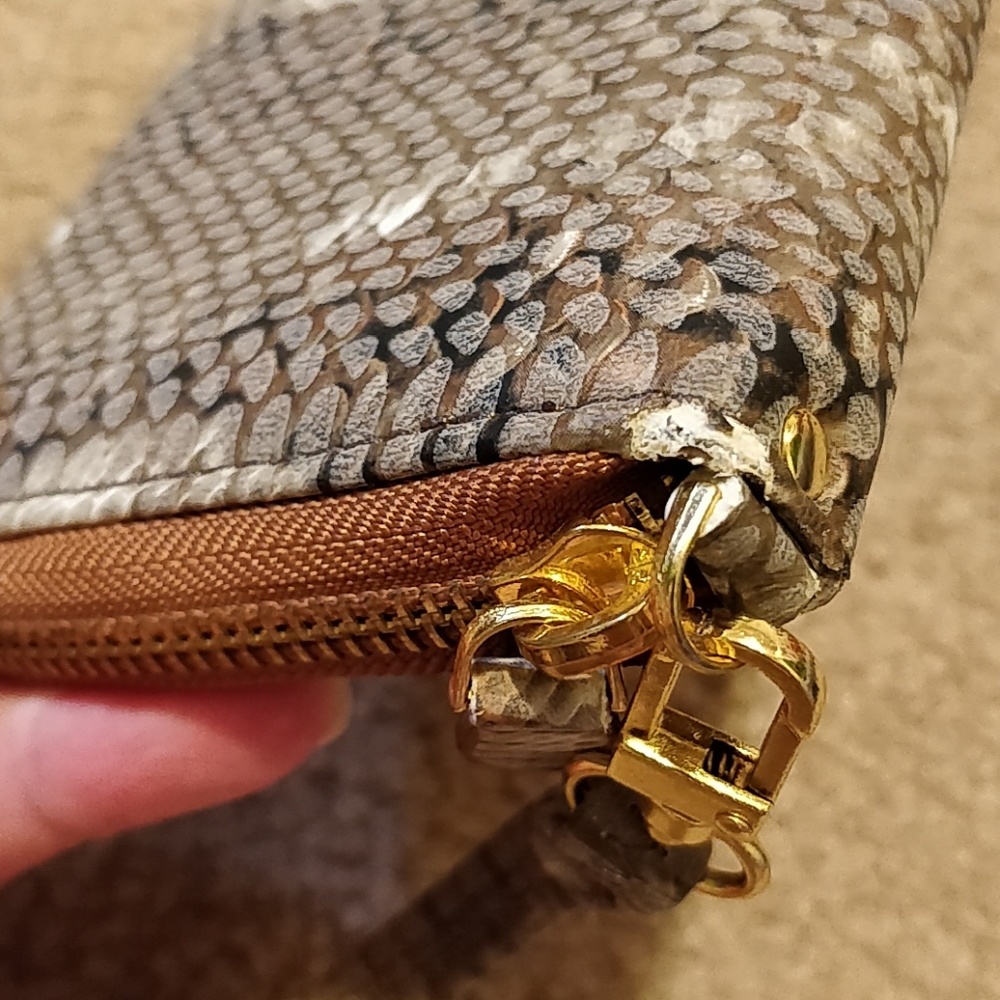 * Miztique Wallet Python Pattern Zip Around - image 5